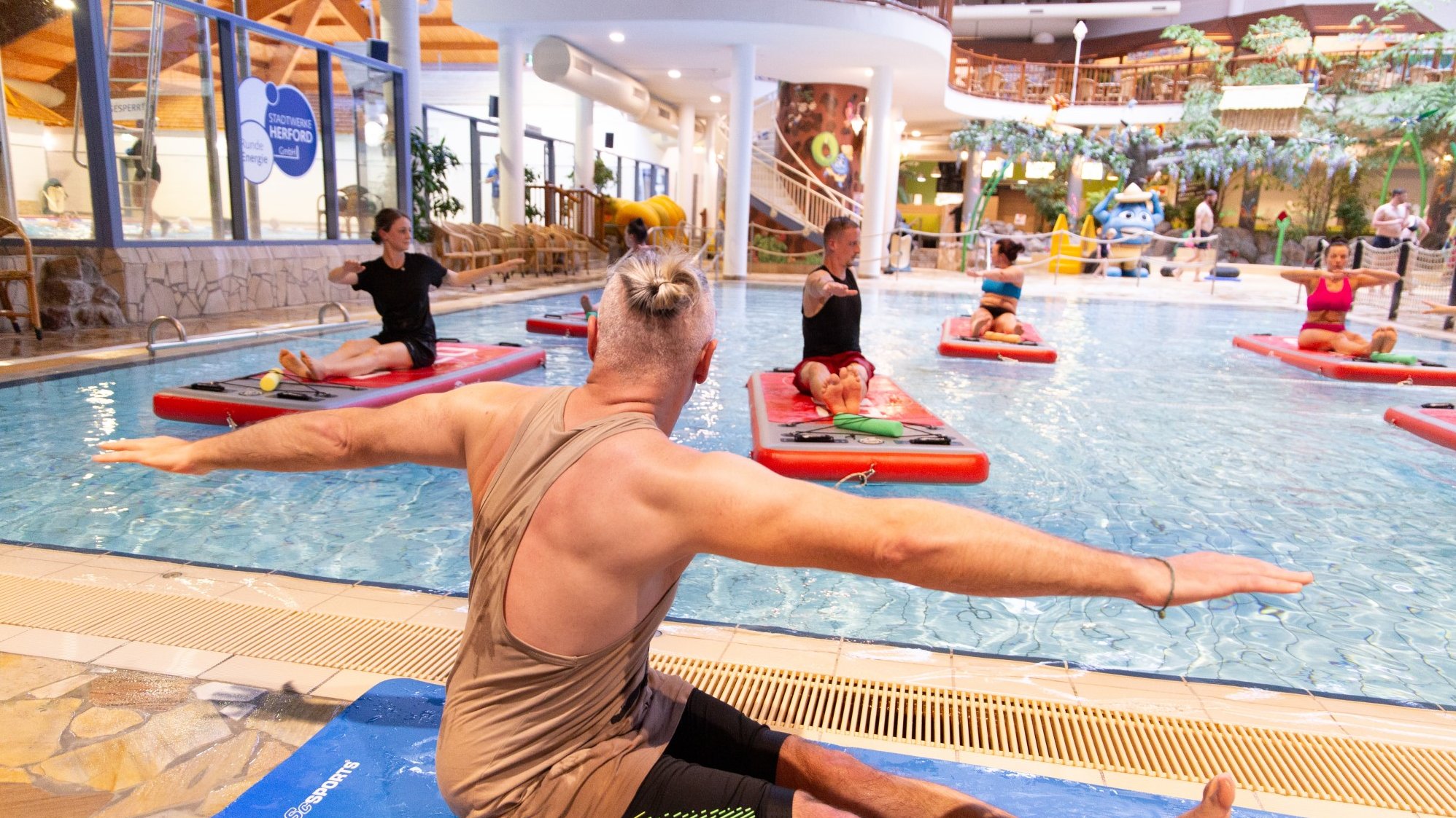 Yoga im Wasser